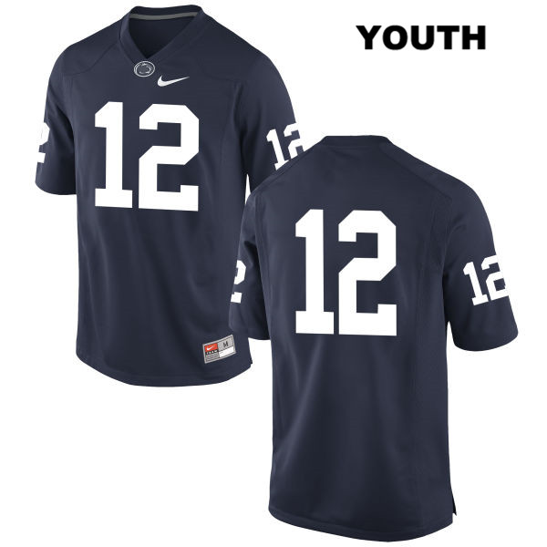 NCAA Nike Youth Penn State Nittany Lions Mac Hippenhammer #12 College Football Authentic No Name Navy Stitched Jersey HPI6298CU